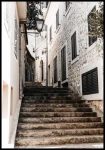 Plakat stara uliczka w Herceg Novi