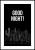Plakat good night 02 z białym marginesem