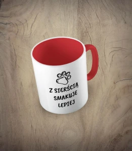Kubek z sierścią smakuje lepiej