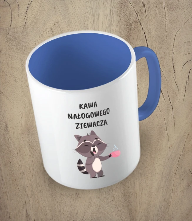 Niebieski kubek kawa nałogowego ziewacza.jpg