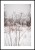 Plakat zamarznięte rośliny z białym marginesem