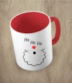Czerwony kubek ho ho ho broda