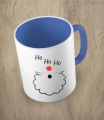 Niebieski kubek ho ho ho broda