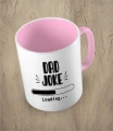 Różowy kubek dad joke