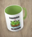 Jasnozielony kubek żajebiście cię kocham