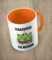 Pomarańczowy kubek żajebiście cię kocham