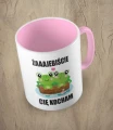 Różowy kubek żajebiście cię kocham