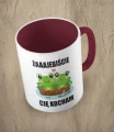 Bordowy kubek żajebiście cię kocham