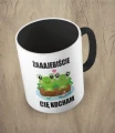 Czarny kubek żajebiście cię kocham