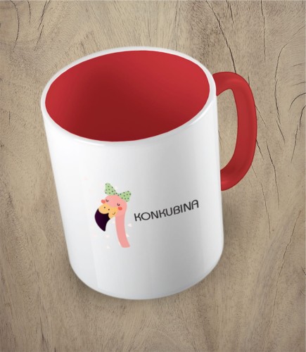 Czerwony kubek konkubina