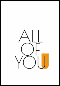 Plakat all of you