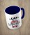 Granatowy kubek cat mom