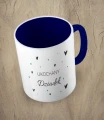 Granatowy kubek ukochany dziadek