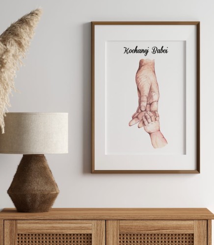 Plakat kochanej babci