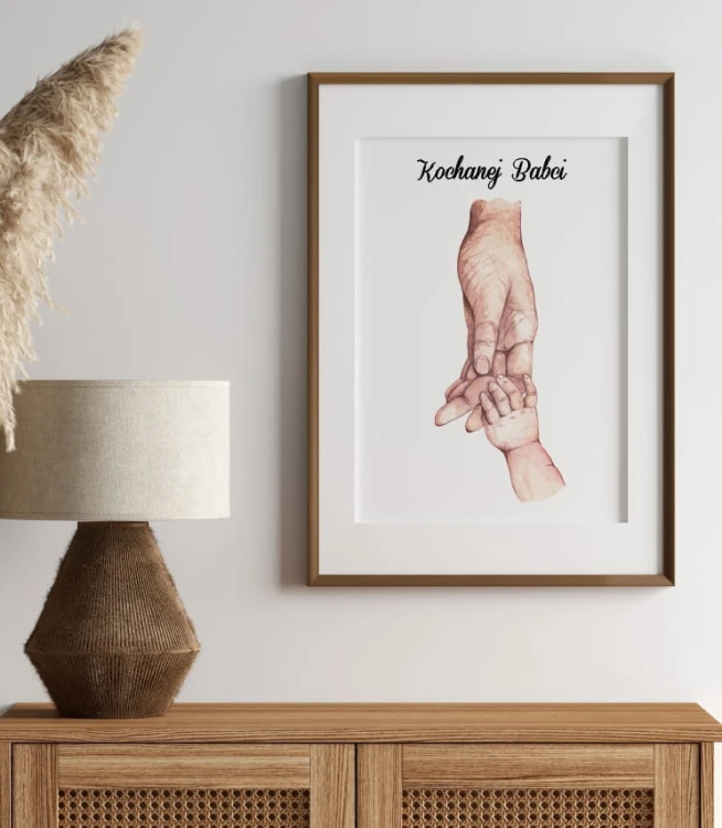 Plakat kochanej babci