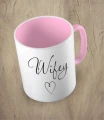 Różowy kubek wifey