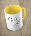Żółty kubek wifey