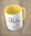 Żółty kubek hubby