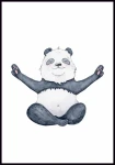Plakat Medytująca panda