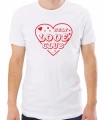 Biała męska koszulka self love club
