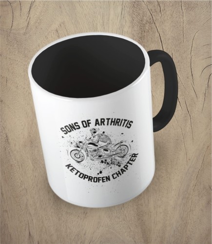 Czarny kubek sons of arthritis ketoprofen chapter