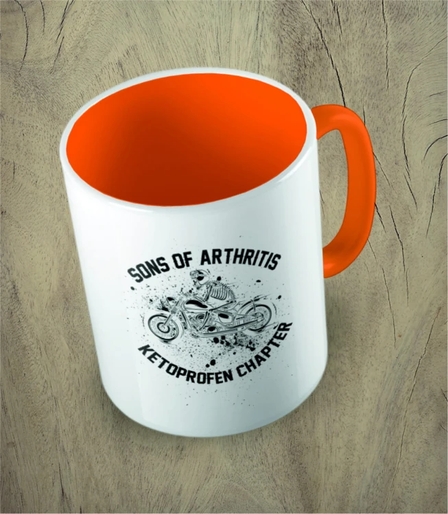 Pomarańczowy kubek sons of arthritis ketoprofen chapter