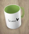 Jasnozielony kubek be mine