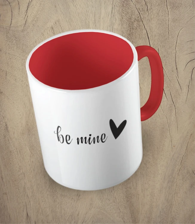 Czerwony kubek be mine