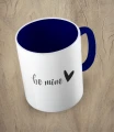 Granatowy kubek be mine