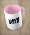 Różowy kubek xoxo 01