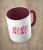 Bordowy kubek xoxo 02