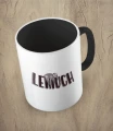Czarny kubek leniuch