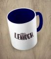 Granatowy kubek leniuch