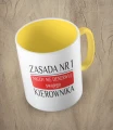 Żółty kubek zasada nr 1 nigdy nie denerwuj kierownika