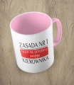 Różowy kubek zasada nr 1 nigdy nie denerwuj kierownika