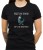 Czarna damska koszulka bądź jak gołąb