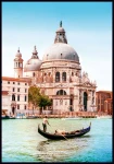 Plakat gondola na Canal Grande