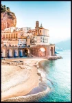 Plakat poranek w Amalfi