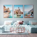 Plakat poranek w Amalfi - wizualizacja