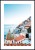 Plakat wybrzeże Positano z białą ramką dookoła