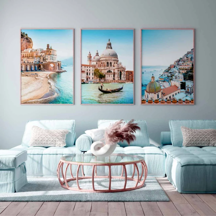 Plakat wybrzeże Positano - wizualizacja