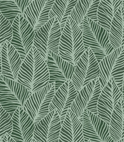 Próbka - wycinek tapety zielony wiatr o wymiarze 31x31 cm, w skali 1:1