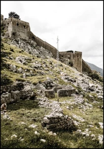 Plakat  Kotor zamek na górze