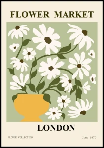 Plakat flower market London