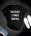 Koszulka z Twoją grafiką - czarna