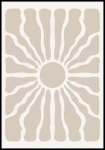 Plakat sunburst
