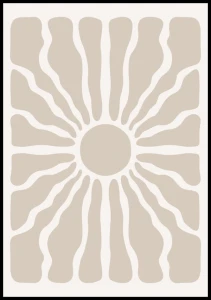 Plakat sunburst