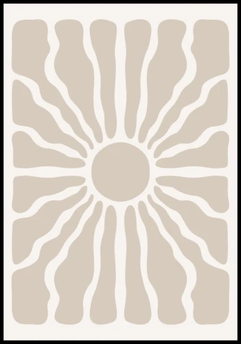 Plakat sunburst