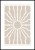 Plakat sunburst z białym marginesem