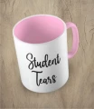 różowy kubek student tears